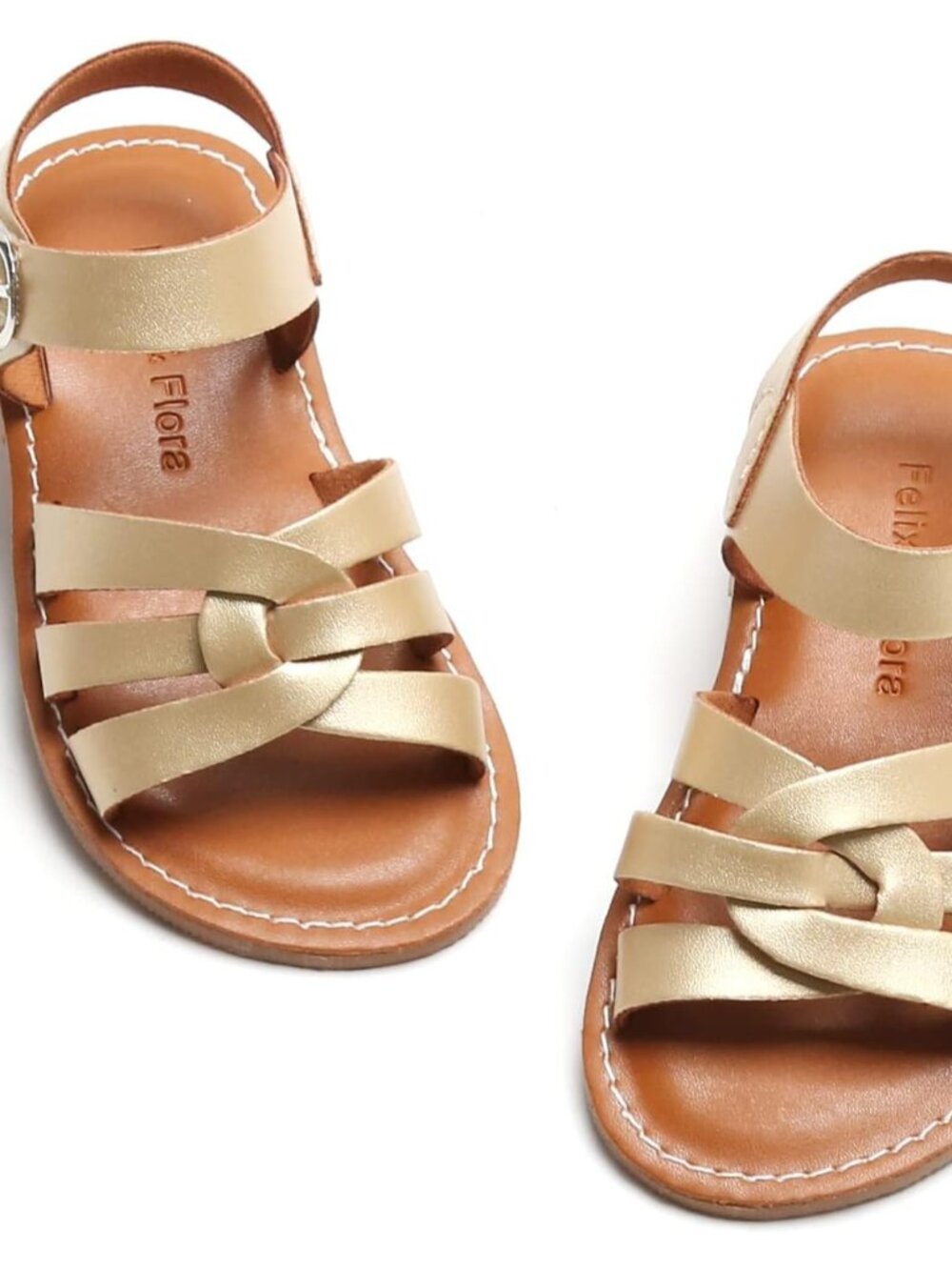 Toddler Girl Sandals - Little Girl Easter Dress Shoes Lightweight Open Toe Beach